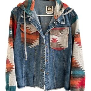 Denim Aztec Jacket